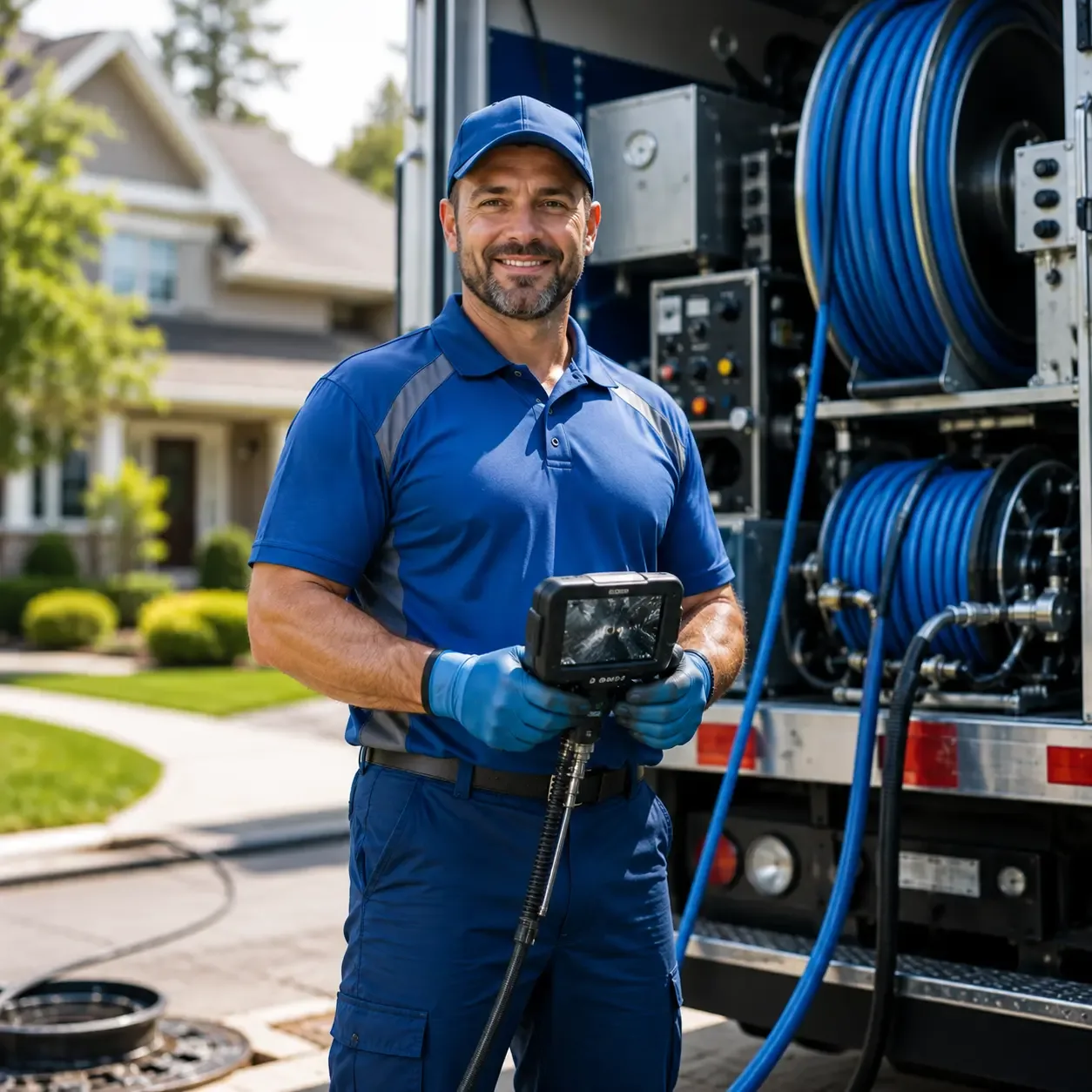 Local outdoor drain cleaning specialists in Weimar, CA